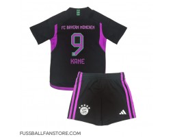 Bayern Munich Harry Kane #9 Replik Auswärtstrikot Kinder 2023-24 Kurzarm (+ Kurze Hosen)